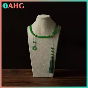 Chocker Phật Giáo Hạt Xanh - Phong Cách Trung Quốc, Quà Tặng Sang Trọng