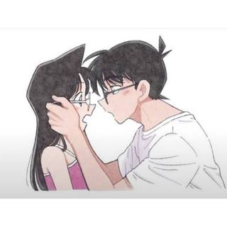 Móc khoá đôi " Shinichi Kudo & Ran Mori "