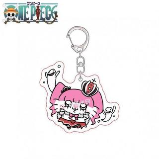 Chiikawa-Một mảnh Khỉ Luffy Roronoa Zoro, móc khóa acrylic anime, phụ kiện trang sức, charm