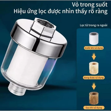 BESTPOOL - Đầu lọc nước, Lọc nước tại vòi , Đầu lọc nước vòi hoa sen, Đầu lọc nước van khóa ren 21