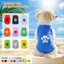Áo vest thú cưng cỡ S-2XL, phong cách chui đầu, in chân chó, nhiều màu sắc và thoáng khí cho mùa hè, thích hợp cho cả sử dụng trong nhà và ngoài trời, và phù hợp với tất cả chó và mèo nhỏ.