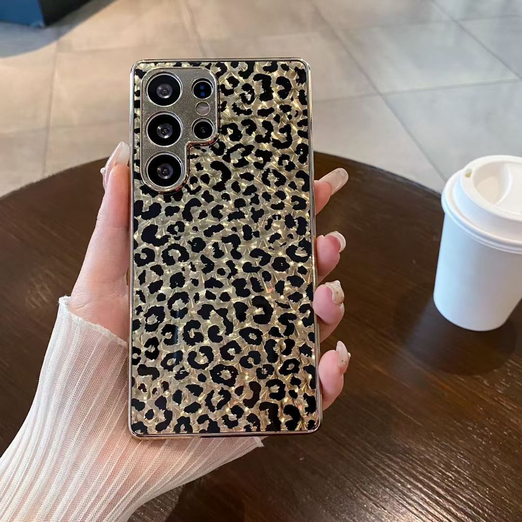 Ốp Điện Thoại Di Động Cao Cấp Cao Cấp Cho OPPO RENO 8T 11 11PRO 12 12 12PRO 13 13PRO 14 14PRO 15 15PRO 11F 12F 13F 14F 15F Thiết Kế Họa Tiết Họa Tiết Da Báo Độc Đáo Sang Trọng