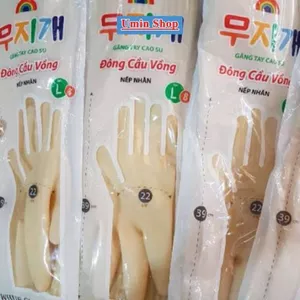 BỊCH 10 ĐÔI- GĂNG TAY CAO SU ĐÔNG CẦU VỒNG - Chất lượng cao DÀI 39Cm