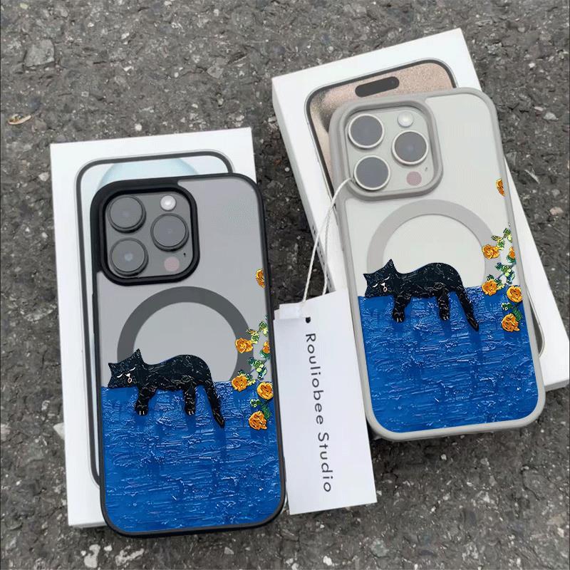 Lười biếng mèo cho iPhone17AIR16plus 1514 trường hợp 13PRO nổ 12