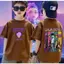 cotton cổ tròn Gaza 90-150cm Baju-T nam Áo
