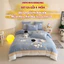 Bộ chăn ga nỉ nhung sữa 3D Memminbedding luxury trải lên giường là thấy nhẹ nhàng – thư giãn – rất chill
