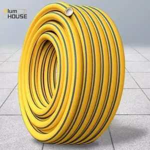 PlumHOUSE 5M / 10M / 15M / 20M Ống nước bằng đồng thau áp suất cao di động có vòi phun nước có thể điều chỉnh để tưới vườn, rửa xe tưới hoa VN