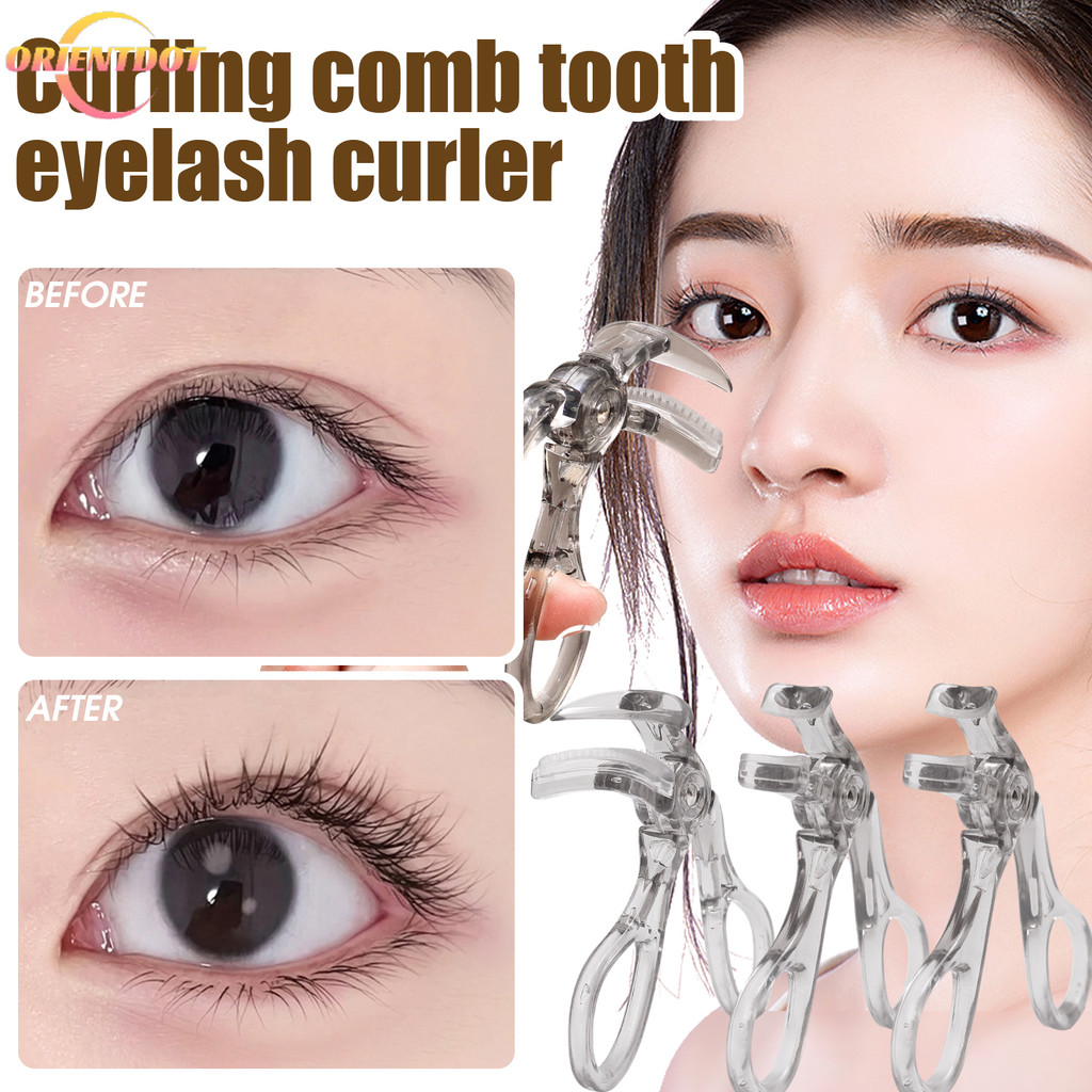 Dụng cụ uốn mi chải răng mềm - Thiết kế không viền 360 độ chính xác - Phụ kiện làm đẹp nhẹ không gây hại