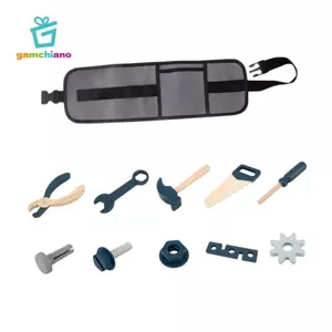 Gamchiano Trẻ Em Dụng Cụ Dây Bộ Giáo Dục Cho Bé Trai Bé Gái Kìm Gỗ Cưa Cờ Lê Tua Vít