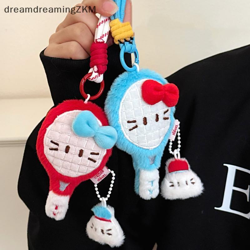 [dreamdreaming] Hoạt Hình Dễ Thương Cầu Lông Raet Búp Bê Mặt Dây Chuyền Móc Khóa Kawaii Mô Phỏng Búp Bê Đầy Bapa Trang Trí Mặt Dây Chuyền Phụ Kiện Quà Tặng [zkm]