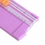 Máy cắt giấy STABFOAM, Tông đơ giấy A4 miễn phí màu tím / hồng / cam / xanh / trắng, bảo mật 220 * 60mm Kích thước cắt 270 X 85 X 25mm Máy cắt giấy sổ lưu niệm