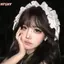 HFSHY Mũ Tai Mèo Ren Và Nơ - Phù Hợp Cho cosplay và Phụ Kiện Tóc Vintage Cho Nữ
