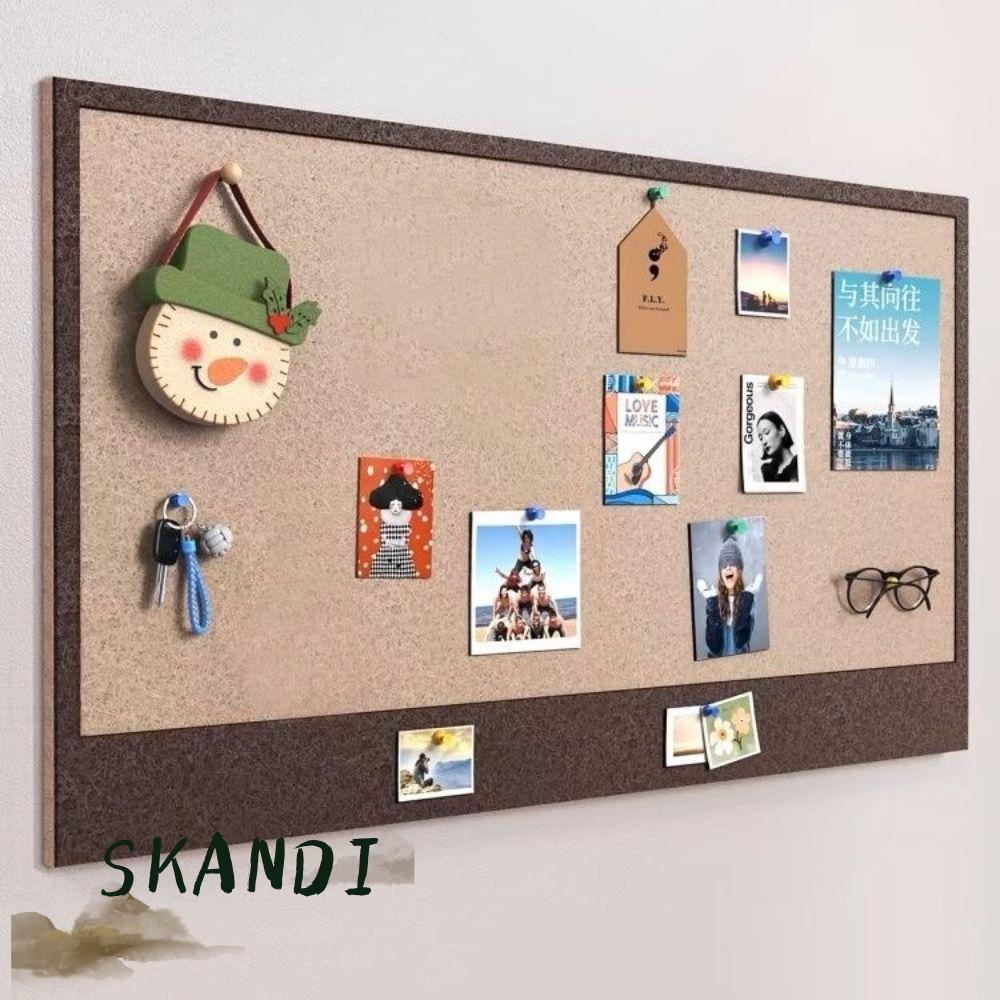 Bảng nỉ SKANDI, Bảng lưu trữ Giá trưng bày trang trí Nhãn dán tường ảnh, Không làm tổn thương tường Bảng tin tự dính Học ký túc xá