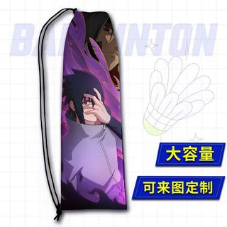 Thiết bị thể thao - Túi bảo quản vợt cầu lông hình anime Naruto