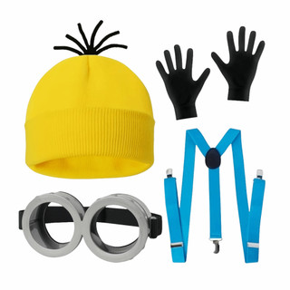 MKYCO 3 / 4 Kính Steampunk Kính, Bộ Trang Phục Hóa Trang Phụ Kiện, Mũ Dễ Thương Nam Nữ Halloween Găng Tay Đen Dành Cho Người Lớn