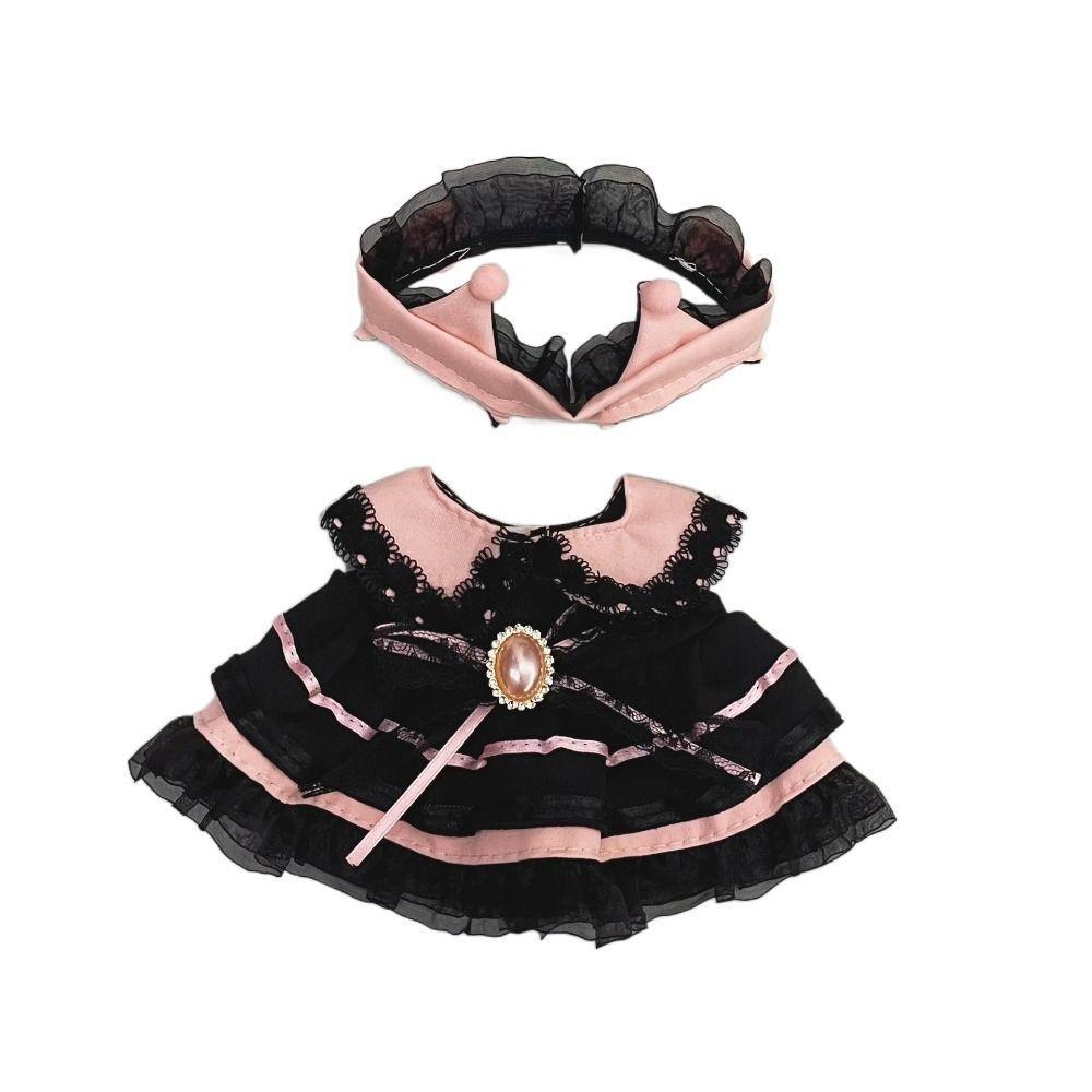 Bộ quần áo búp bê FLAZEA, Váy búp bê BJD 20cm, Phụ kiện búp bê dễ thương Quà tặng Váy công chúa Mini làm bằng tay Đồ chơi trẻ em