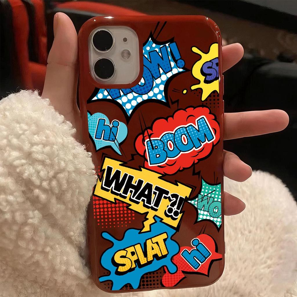 Truyện tranh đường phố cho trường hợp iPhone 17promax iPhone 16plus mới 15 Jelly Case 1312 Ý tưởng