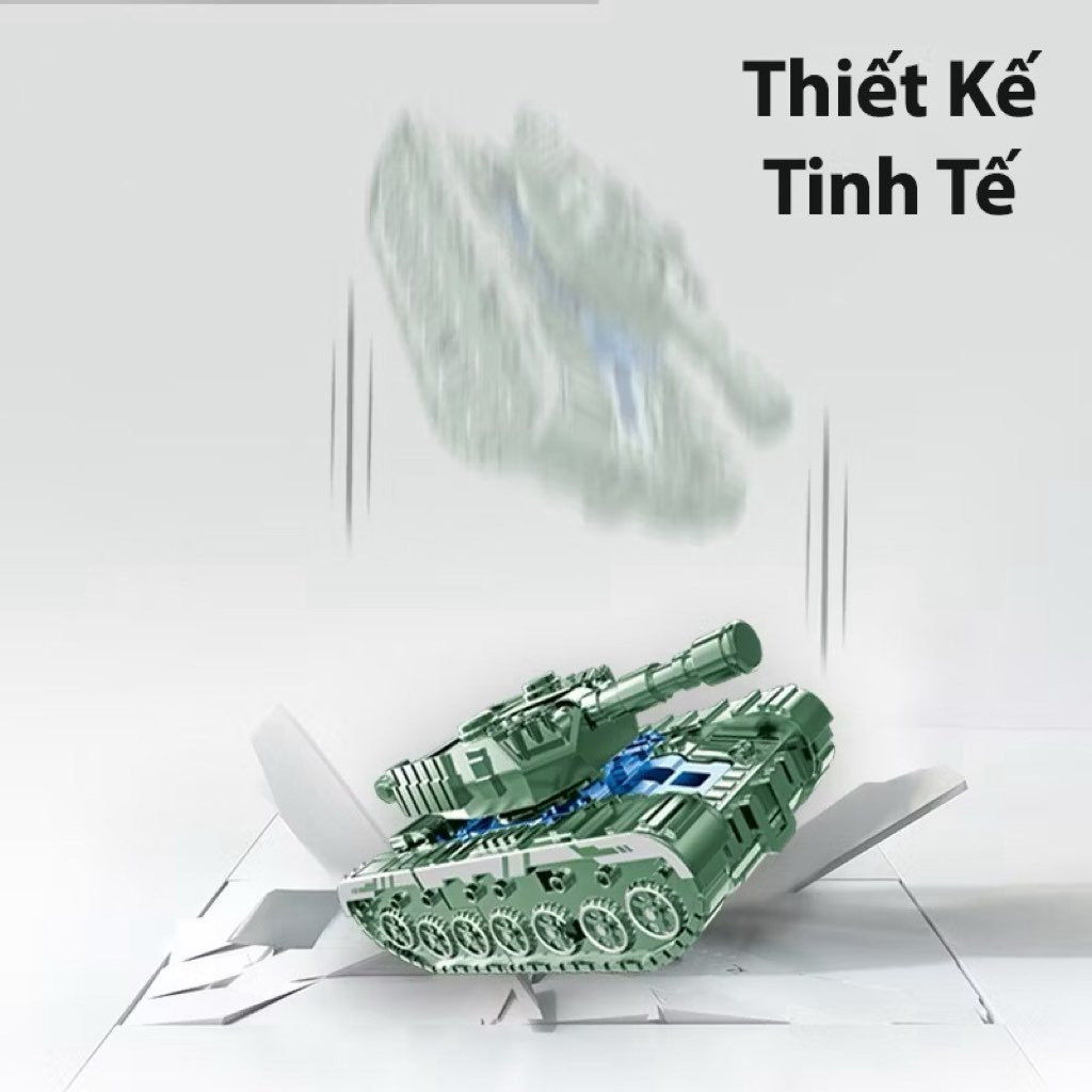 T Tank Robot Fidget Spinner Đồ chơi giải nén Robot xoay biến dạng