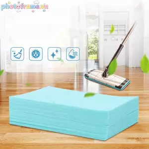 Khung ảnh 30 cái / túi Máy làm sạch sàn Tấm làm sạch hòa tan trong nước Lau sàn Khăn lau sàn bằng gỗ Nhà vệ sinh Dụng cụ vệ sinh gia đình VN