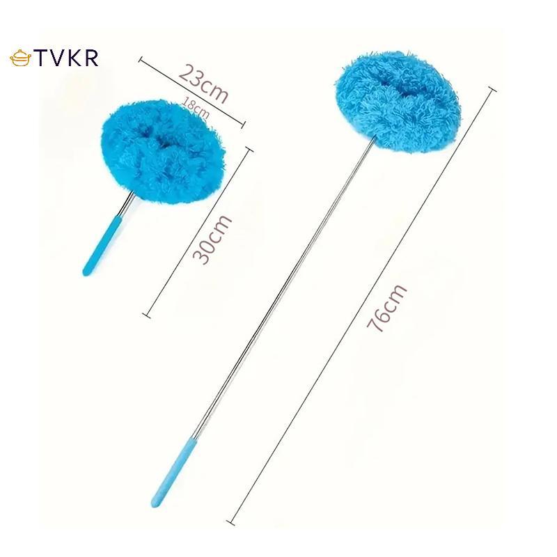 TiviKR Quạt Trần Microfiber Duster Mở Rộng Lên Đến 80cm Tay Cầm Dài Bụi Loing Có Thể Tái Sử Dụng Bàn Chải Bụi Cho Gia Đình Dễ Dàng Làm Sạch OIK