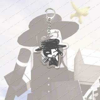 Artful Keychain for Accessories Acrylic Game Die Of Death Artful KeyRing Pendant Chains Jewelry Fans Gifts