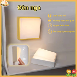Đèn Ngủ Công Tắc Bập Bênh - Từ Tính, Hẹn Giờ Tắt, Sạc USB, Ánh Sáng Dịu Nhẹ Bảo Vệ Mắt