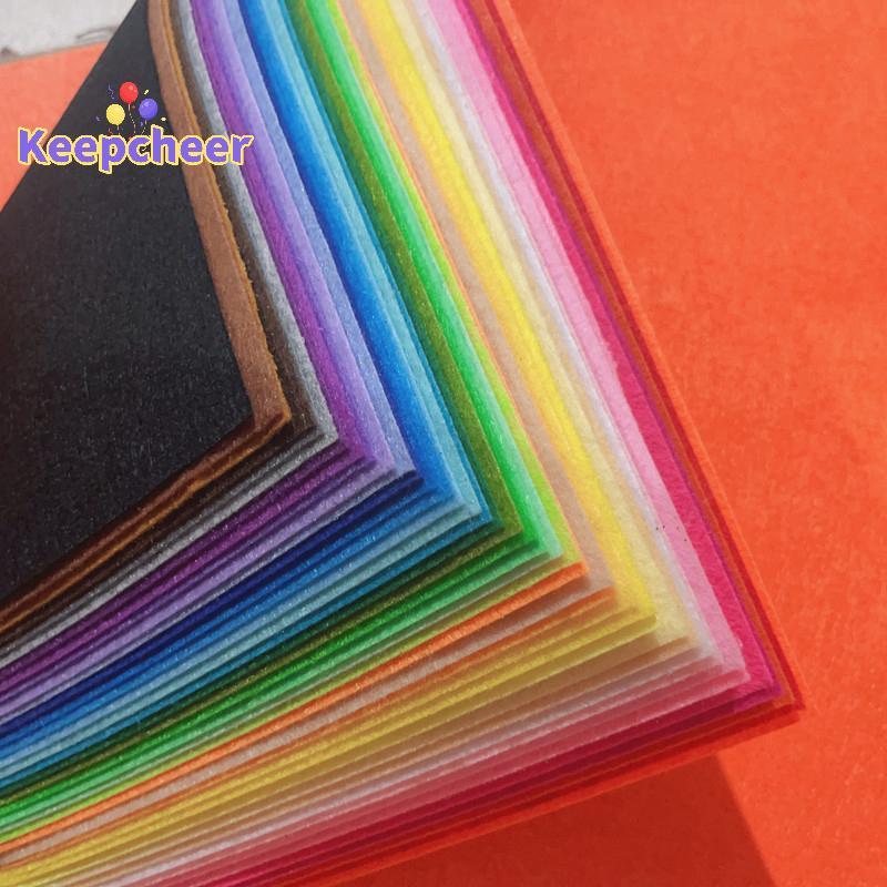 [Keepcheer] 20 Tấm Vải Nỉ Mềm Nhiều Màu Cho May Thủ Công Và Handmade