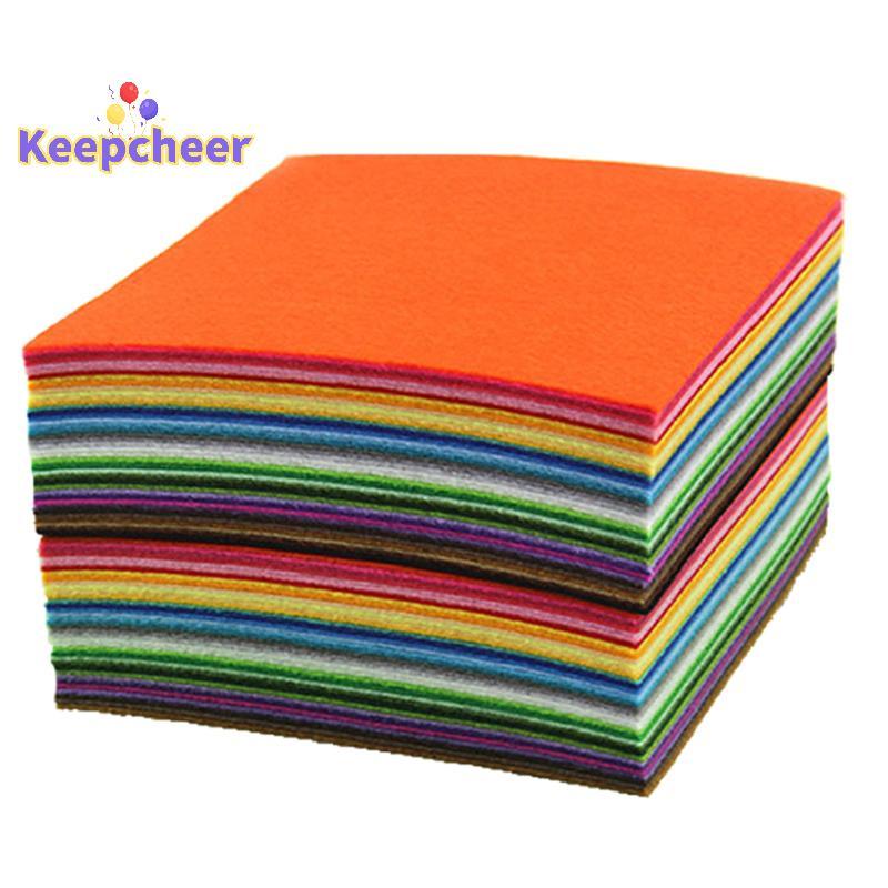 [Keepcheer] 20 Tấm Vải Nỉ Mềm Nhiều Màu Cho May Thủ Công Và Handmade