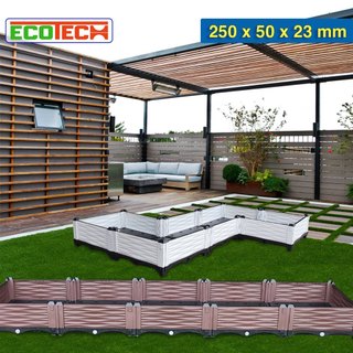 Chậu ghép thông minh HDPE/PP 250x50x23cm: Thẩm mỹ, bền bỉ, dễ lắp đặt, phù hợp mọi cây trồng đô thị.