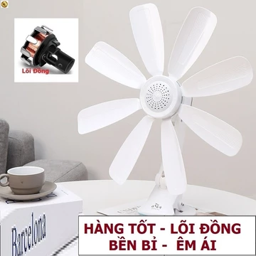 Quạt Điện Mini Gắn Tường 5 cánh 6 cánh 8 cánh Không Cần Khoan Lỗ，Không cần khoan cho nhà bếp/phòng tắm - BaHaTaKo