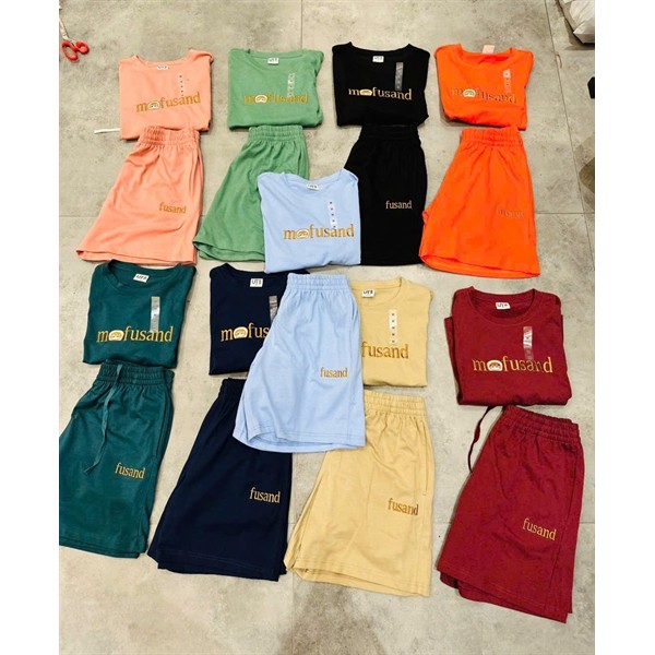 Set bộ đùi chất cotton mặc nhà cho nữ