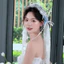 Veil cưới NICOLOO, Retro có nơ ruy băng Cô dâu nơ ren dài băng đô, băng đô cưới ngà kiểu Pháp