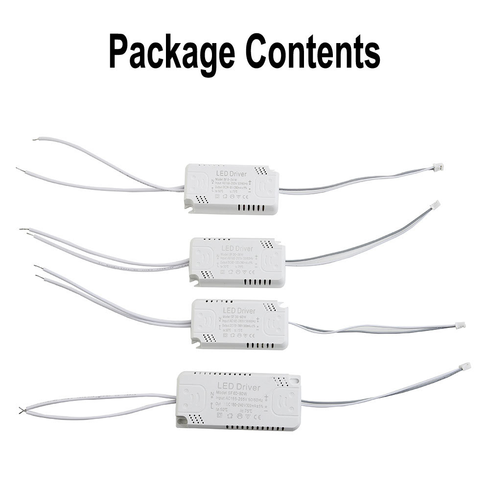 【COLORFUL】LED Driver For LED Lighting Replacement Transformer 240-300mA 40-60W 60-80W