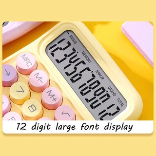 MÁY TÍNH CẦM TAY DX-819 MACARON  (CỠ LỚN) bỏ túi phím cơ nhiều màu sắc xinh xắn, thiết kế nhỏ gọn