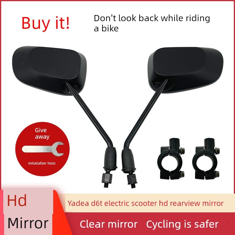 Thích hợp cho gương chiếu hậu xe điện Yadi Phong cách mới Yadi E8SG5E9 Phản xạ Leono Gương chiếu hậu xe điện