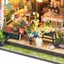 Gamchiano Nhà Búp Bê DIY Bộ Dụng Cụ Thu Nhỏ Đồ Chơi Thủ Công Gỗ Nhà Vườn Thu Nhỏ Cho Trẻ Em