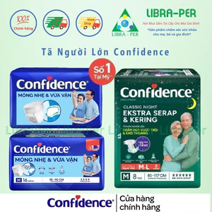 Tã Người Lớn Quần / Dán Confidence Size M, L Slim Fit Co Giãn, Vừa Vặn, Phù Hợp Người Già