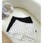 Chân Váy Cạp Trễ Chấm Bi Dáng Ngắn Phong Cách Trendy Nữ Tính - Sài Gòn