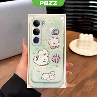 Ốp Lưng Cho VIVO V40 lite Y19S v50 5g v50 lite 5g Vỏ Điện Thoại Vỏ Mềm Bảo Vệ Silicon Chống Sốc Trong Suốt Thiết Kế Mới Thẩm Mỹ CARTOON CAT Có Giá Đỡ TYYMZJ01