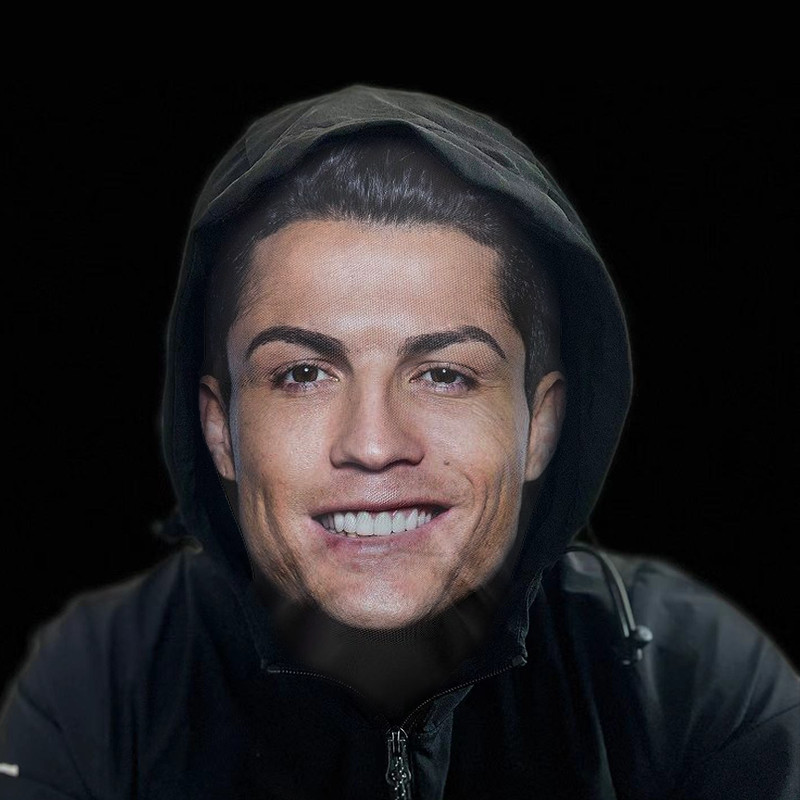 Mũ trùm đầu hình nhân vật nổi tiếng messi, ronaldo mặt nạ Cosplay MALAN