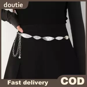 Doutie Thắt lưng dây xích kim loại lá - Phong cách sang trọng dành cho mùa hè