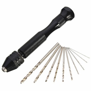 Khoan mini cơ học không dùng điện an toàn Khoan tay min،11 bộ،Chính xác، Cầm tay