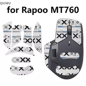 QIUWU Chống Trơn Trượt Chuột Stier Pad Cho Rapoo MT760 Chuột Chơi Game Cho Game Thủ Thể Thao Điện Tử Thằn Lằn Da Su Mồ Hôi Chống Trơn Trượt.