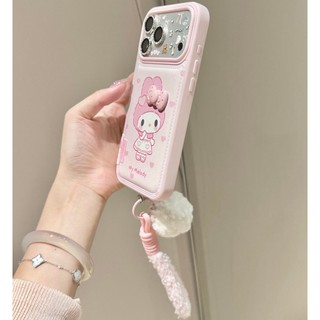 Ốp điện thoại di động nơ ba chiều màu hồng dễ thương cho iPhone 17 16 15 14 13 Pro Max bảo vệ camera chống sốc chống rơi mặt sau cứng