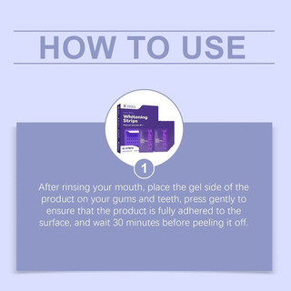 DR.DENT Purple Teeth Whitening Strips 42 Count