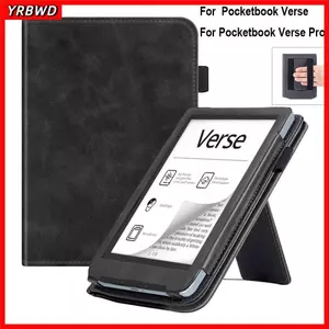 YRBWD eReader Cover, Chân đế 6 inch Thông minh, Chống sốc Tự động ngủ / Đánh thức bằng dây đeo tay PB629 / 634 Funda cho Pocketbook Verse / Verse