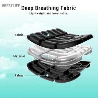 VBESTLIFE Lucute Đệm ngồi bơm hơi Công nghệ giải nén 3D Độ cứng có thể điều chỉnh Không khí di động cho văn phòng lái xe du lịch