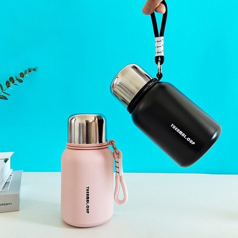 Bình giữ nhiệt Thermal Cup, bình nước giữ nhiệt mini dung tích 450ml bằng inox 316 an toàn