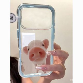 Ốp Điện Thoại Thích Hợp Cho iPhone Ngộ nghĩnh Chú Heo Nhỏ Thơm Thích Hợp Cho iPhone17Promax 16 Ốp Điện Thoại 15 Phong Cách Mới 14 Bao Gồm Tất Cả 13 Nữ 1211 Vỏ Bảo Vệ 23CR