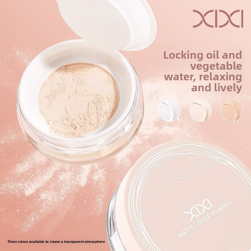 XIXI Phấn phủ kiểm dầu, lâu trôi, không bết, chống thấm mồ hôi, học sinh nhỏ gọn D823